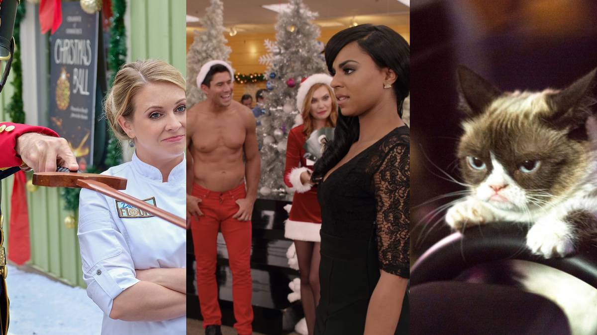 sachin and babi light blue dress Why Watching Holiday Movies Makes Us Feel Good, According to Science