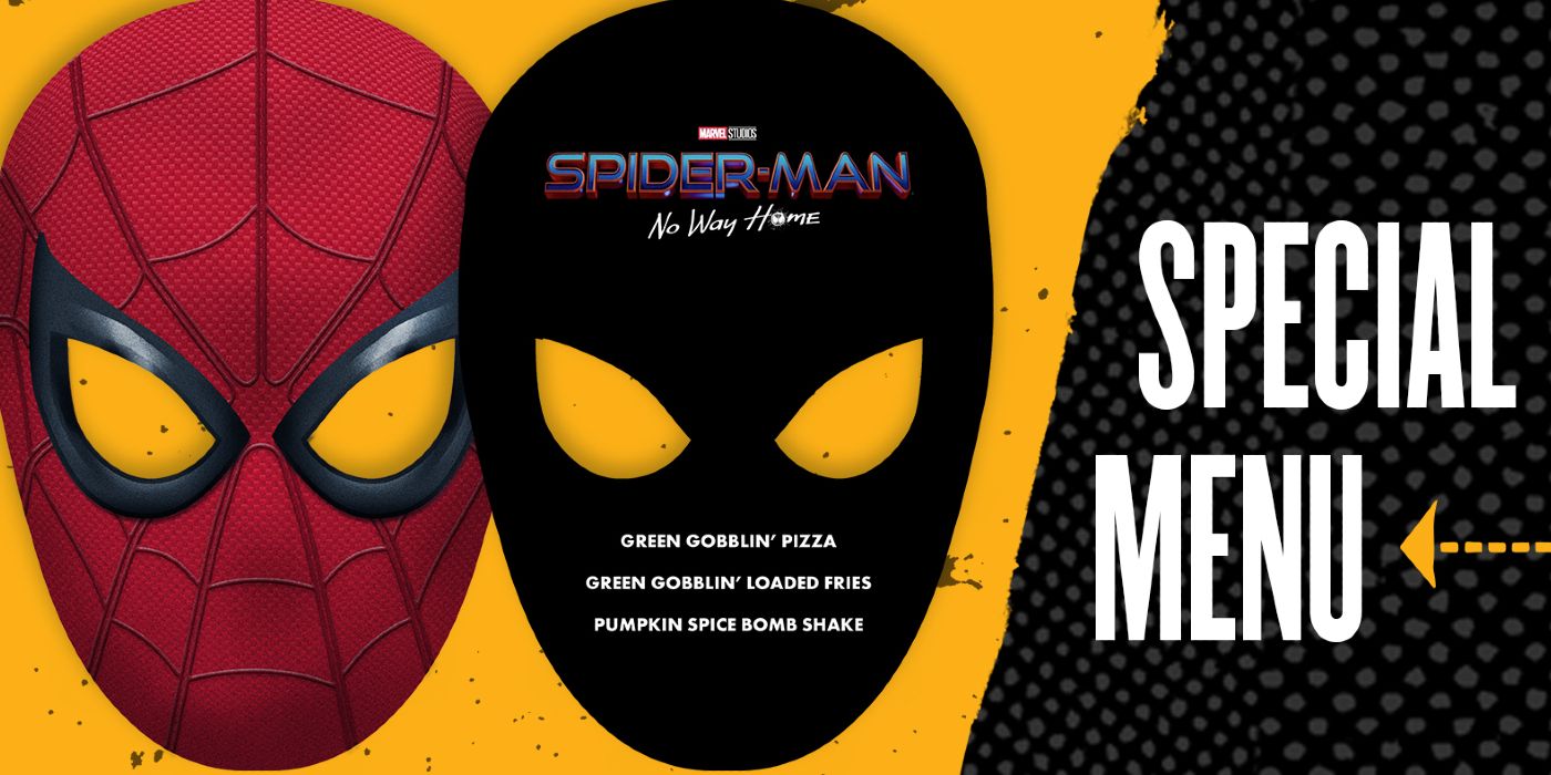 Alamo Drafthouse Spider-Man Themed Menu