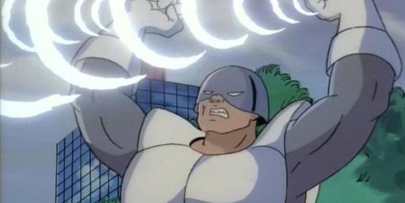 Avalanche raising his hands in X-Men The Animated Series