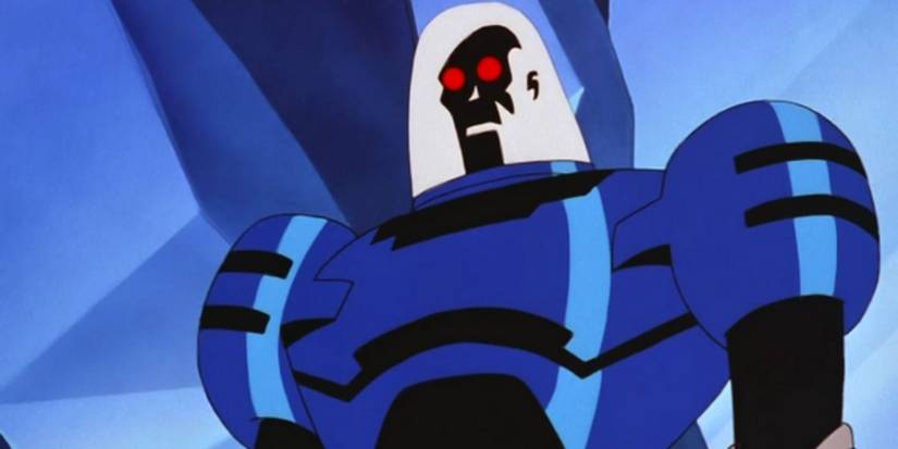 Sr. Freeze parado em Batman do Futuro.