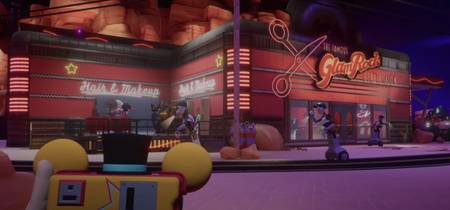 skoene oppgraderingen kan bli funnet I Glamrock Salongen I FNAF Sikkerhetsbrudd.