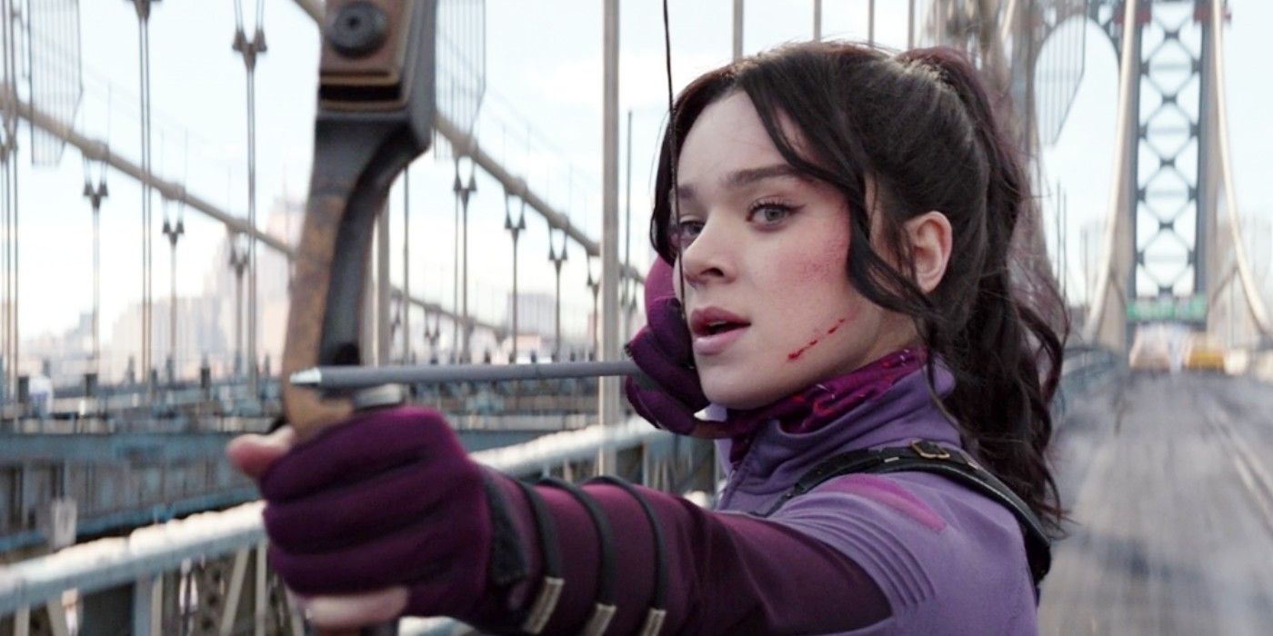 Hailee Steinfeld as Kate Bishop in Hawkeye Episode 3