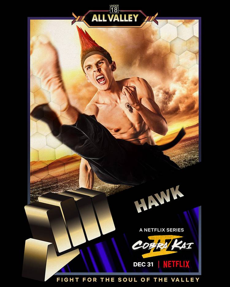 Cobra Kai Season 4 Character Posters: Miyagi-Do & Eagle Fang In Action