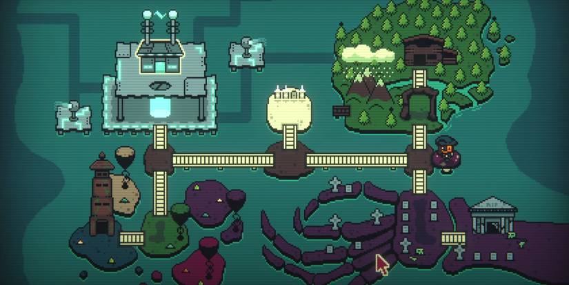 Act II of Inscryption plays like an RPG, but players must still use Sigils to win.