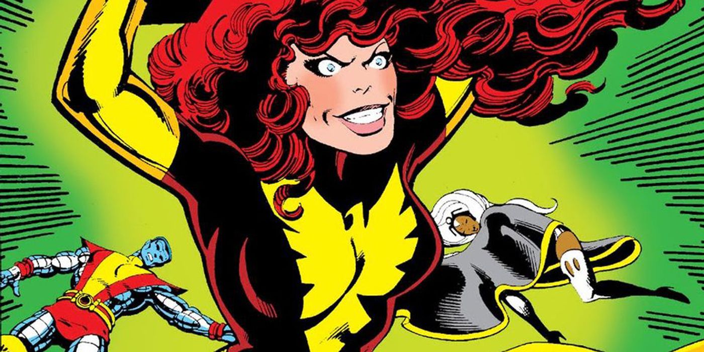 Jean Grey attacking in Dark Phoenix Saga