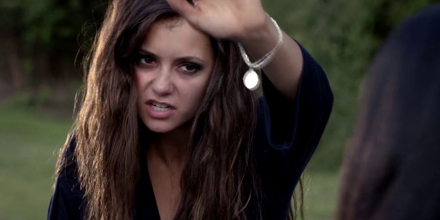 Katherine as a human in the vampire diaries