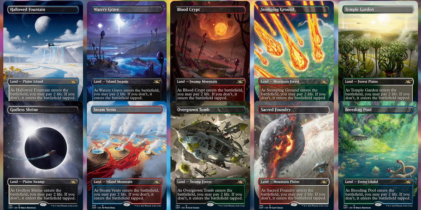 Magic: The Gathering Unfinity's Full-Art Lands and How to Get Them