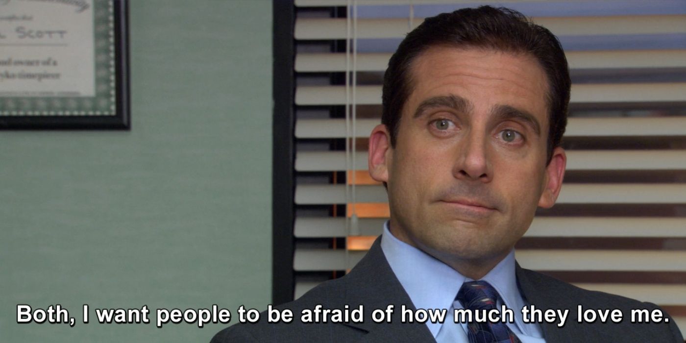 Michael Scott wants people to fear how much they love him on The Office