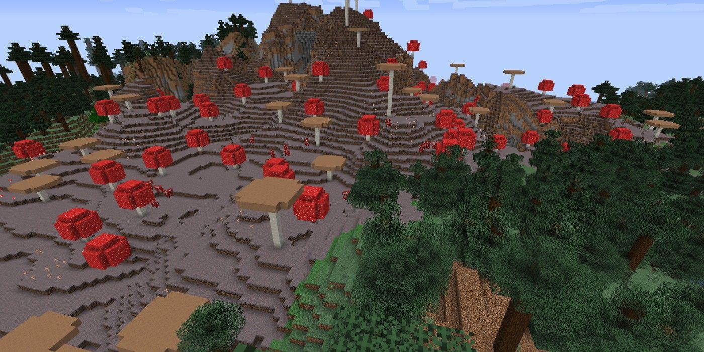 Minecraft Player Discovers World's Smallest Mushroom Biome