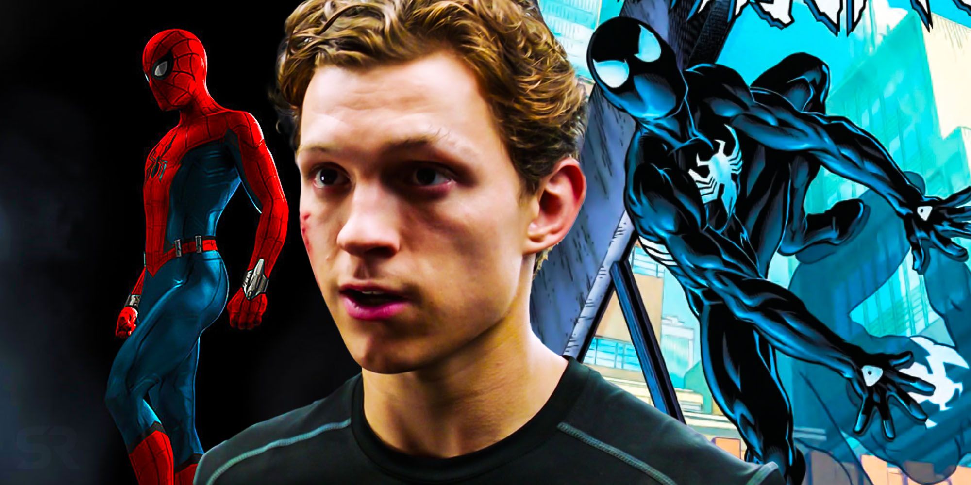 No Way Home's New SpiderMan Suit Sets Up The Symbiote (Not Stark's Suit)