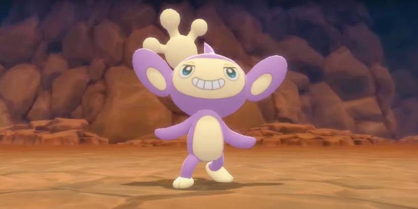 Pokémon BDSP Evolve Aipom into Ambipom Aipom Encounter