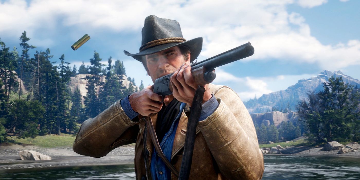 Red Dead Redemption 2 includes realistic gun details