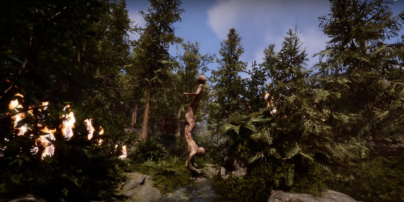 Sons Of The Forest Release Date Trailer Shows Off Disgusting Foes 