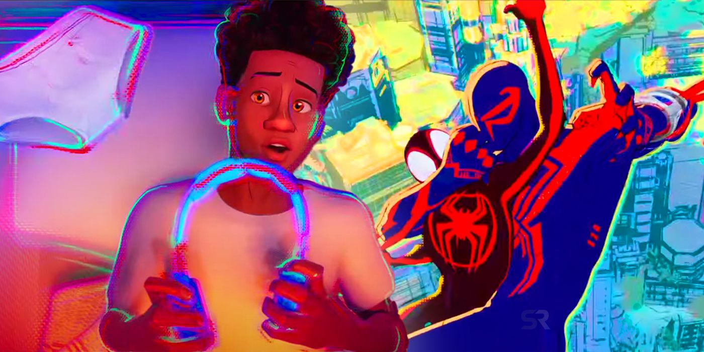 Spider-Man 2099 Attacks Miles Morales In First Spider-Verse 2 Trailer, image size:1400x700