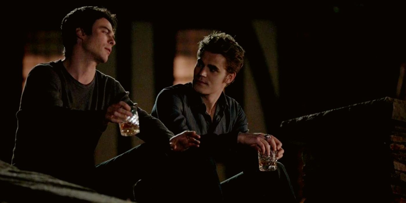 Stefan gives Damon advice
