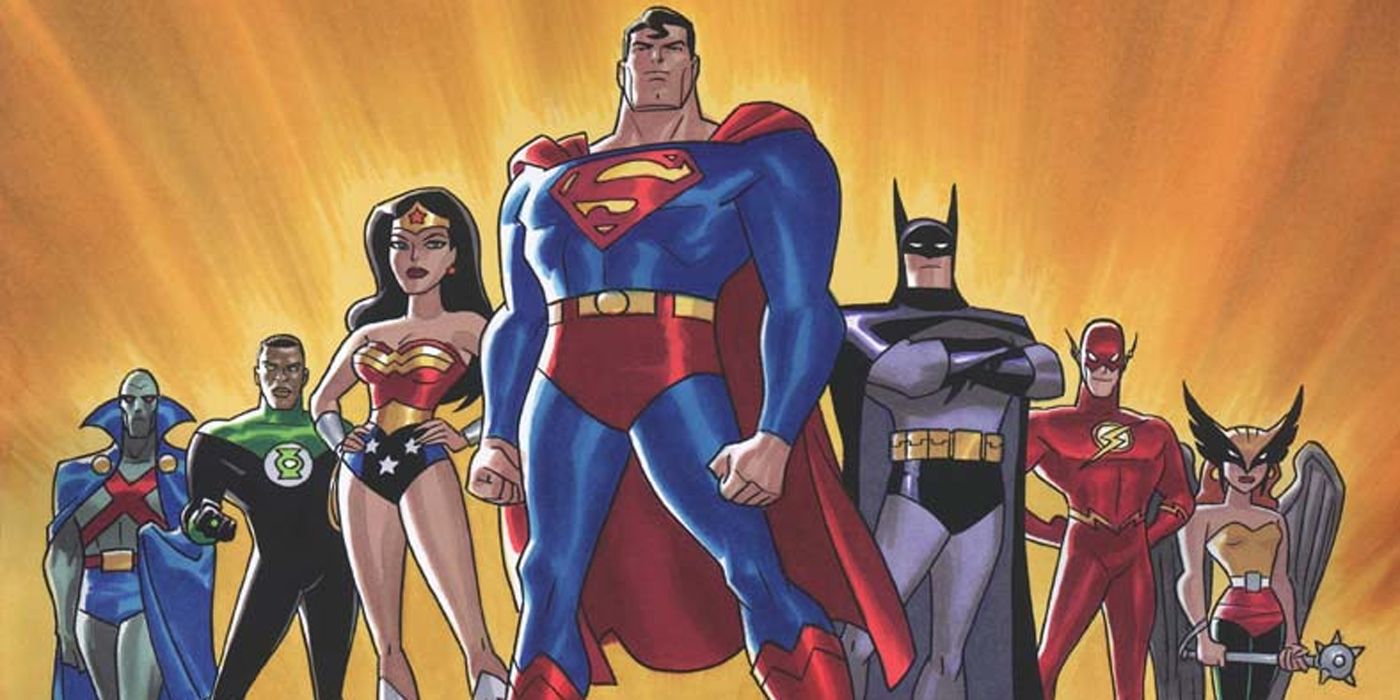 The Justice League animated team