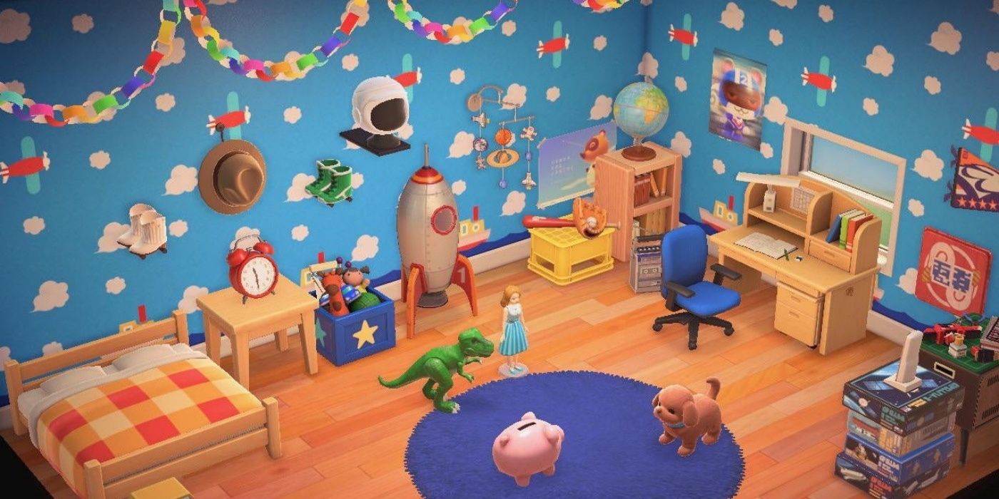 Animal Crossing Player Designs Andys Room From Toy Story For Stitches