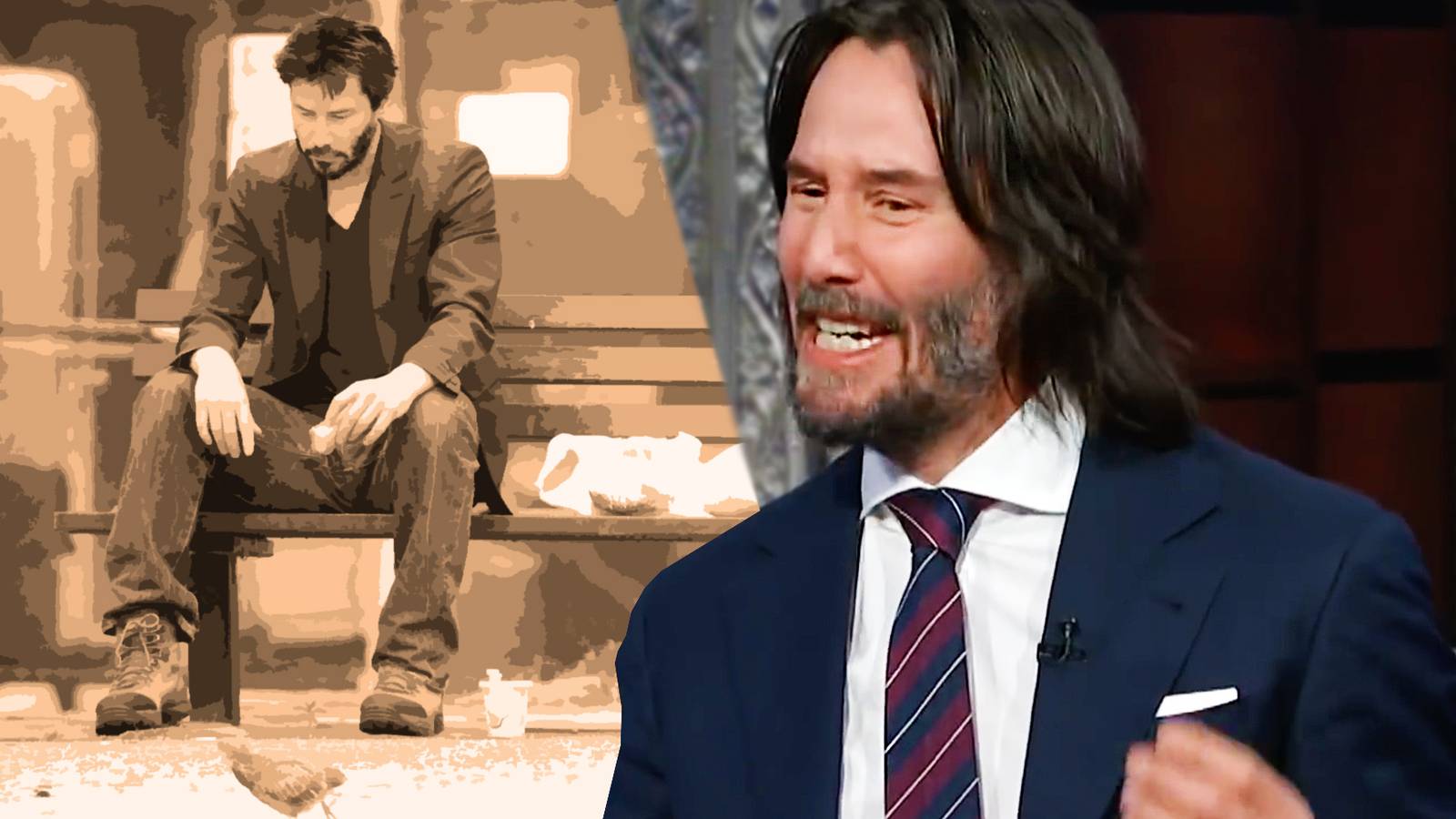 Keanu Reeves Defends Viral Sad Keanu Meme With A Song In Funny Video