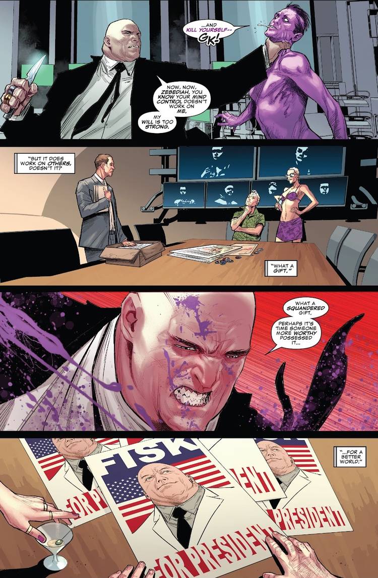 Kingpin is Officially Running For President In The Marvel Universe