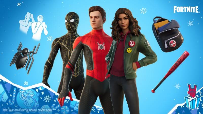 Fortnite Adds Tom Holland's Spider-Man and Zendaya's MJ