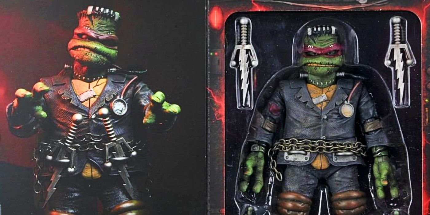 TMNT's Raphael Becomes Frankenstein's Monster in Weird Crossover Toy