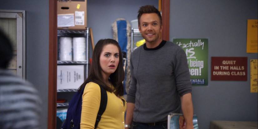 Annie e Jeff em Conspiracy Theories and Interior Design, episódio de Community.
