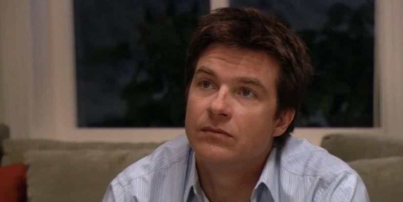 Jason Bateman as Michael Bluth staring at something off-screen and looking fed up in Arrested Development.