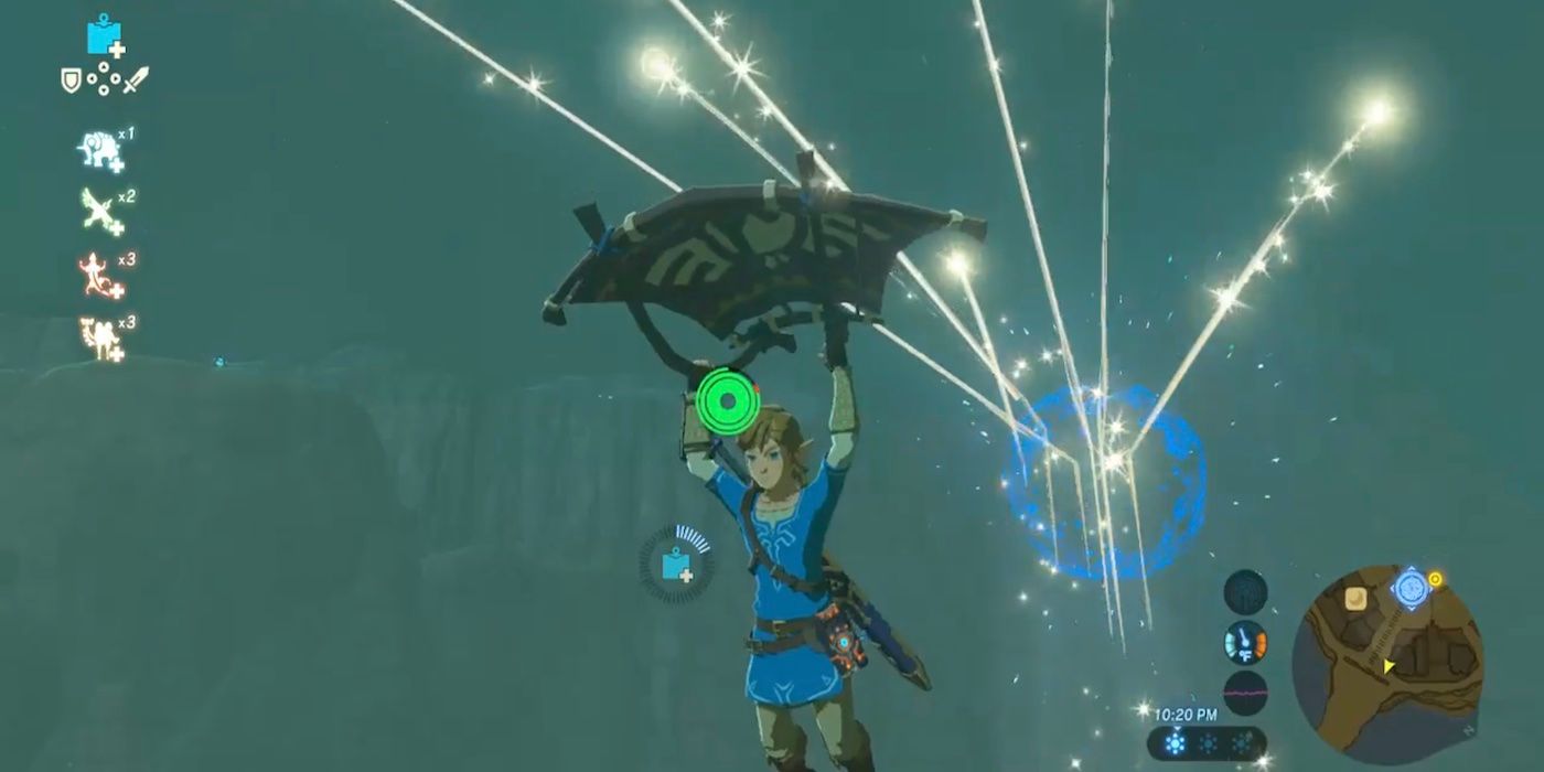 BOTW Player Celebrates The New Year With Fireworks Using Farosh's Scales