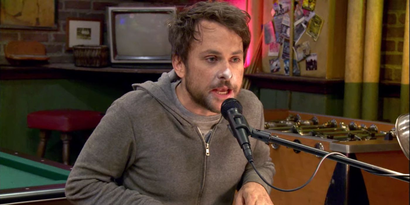 Charlie singing and playing the keyboard in Its Always Sunny in Philadelphia