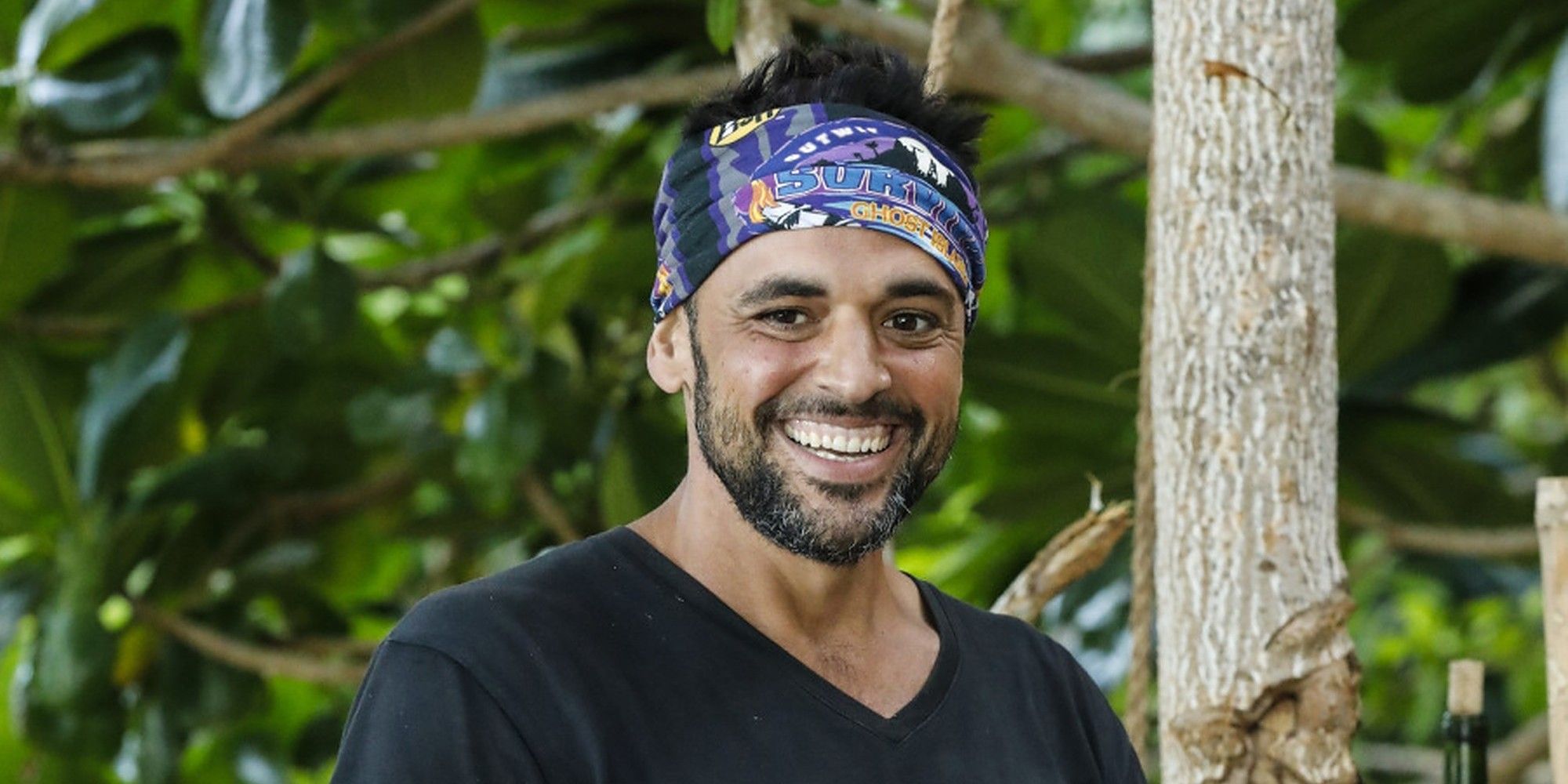 Domenick Abbate smiling for the camera in Survivor Ghost Island