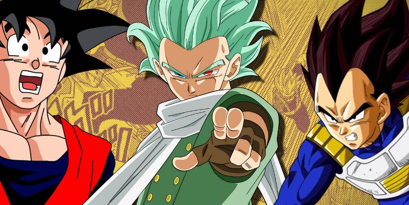 Dragon Ball Super Granolah Goku and Vegeta
