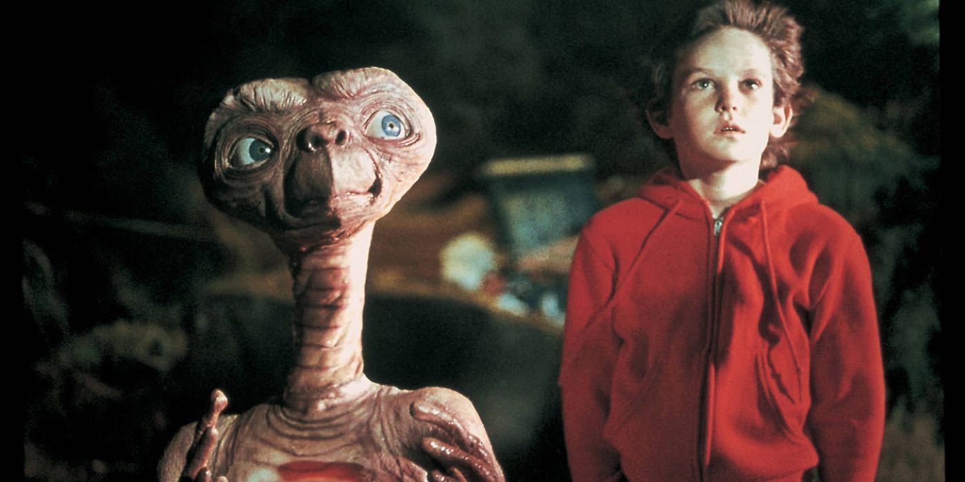 E.T. and Elliot in E.T. The Extra Terrestrial