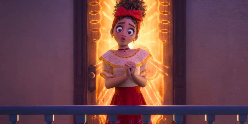 Encanto Dolores on Balcony