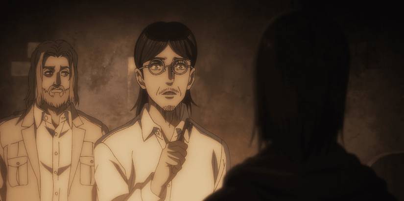 Grisha and Zeke in Attack on Titan