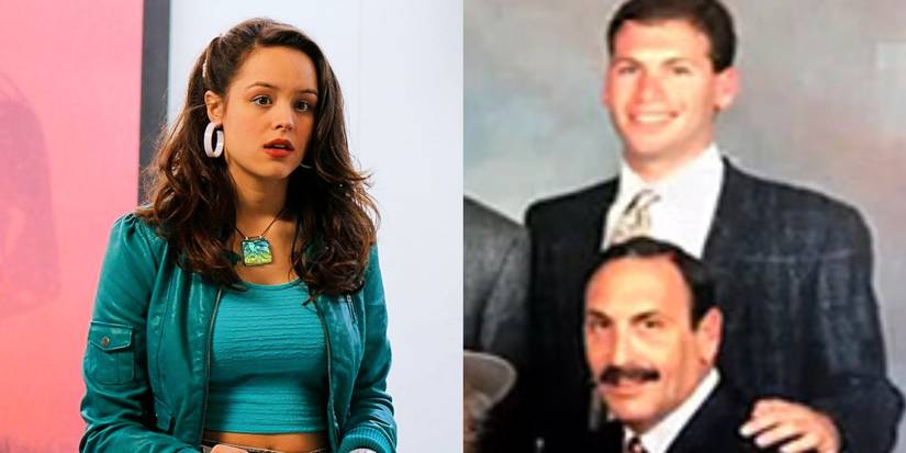 Hayley Orrantia compared to the real-life Eric Goldberg