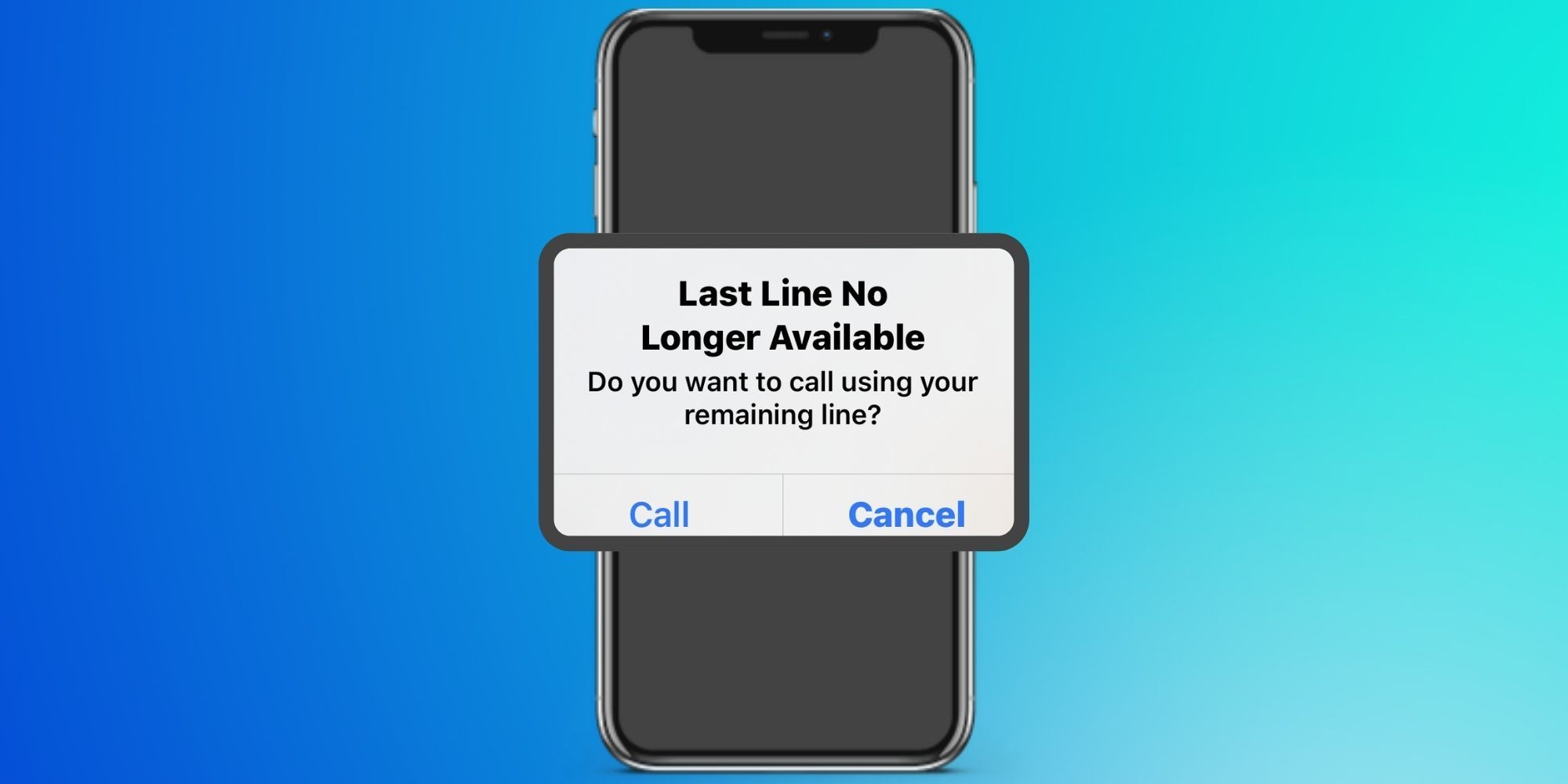 Why Does My Iphone 11 Say Last Line No Longer Available