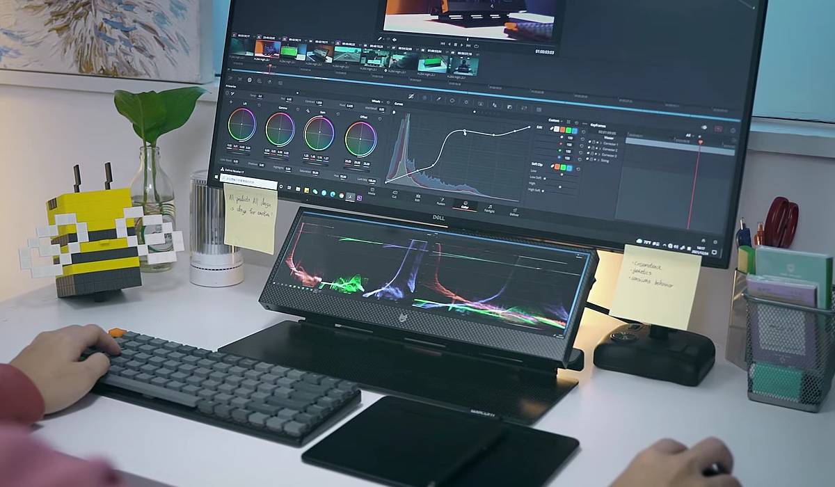 This 4K Ultra-Short Monitor Sits Below Your Regular Monitor, But Why?