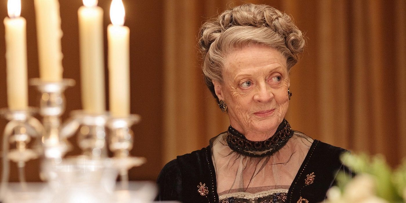 Maggie Smith as Dowager Countess Lady Violet Crawley in Downton Abbey