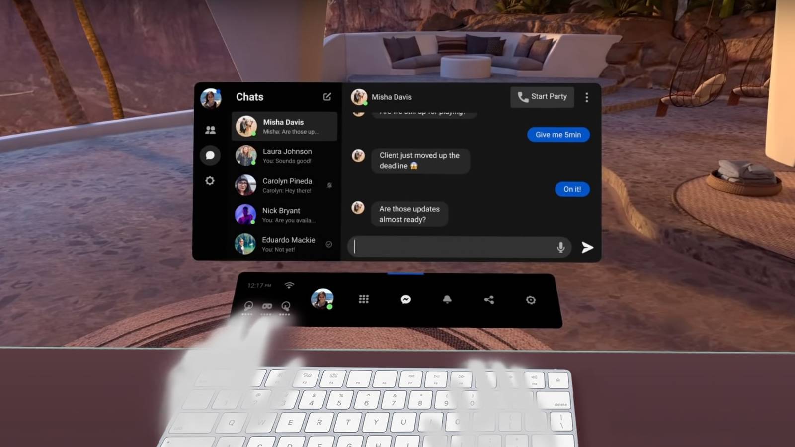 How To Use An Apple Magic Keyboard With Meta Quest 2