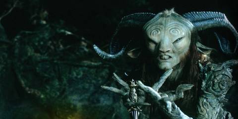 The faun in his labyrinth in Pan's Labyrinth.