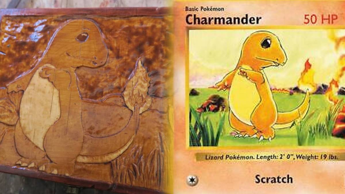 Pokmon Fan's Base Set Charmander Box Carving Is An Artistic Marvel Pokmon Fan's Base Set Charmander Box Carving Is An Artistic Marvel