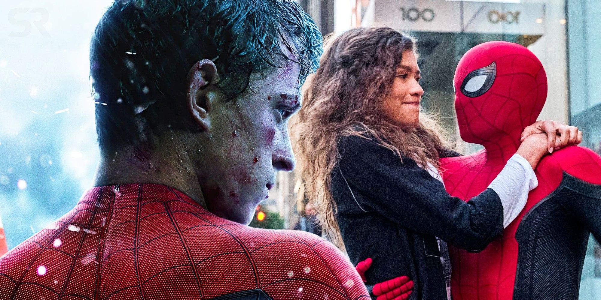 Spider Man No Way Home Ending MJ Remembers Peter Parker SR