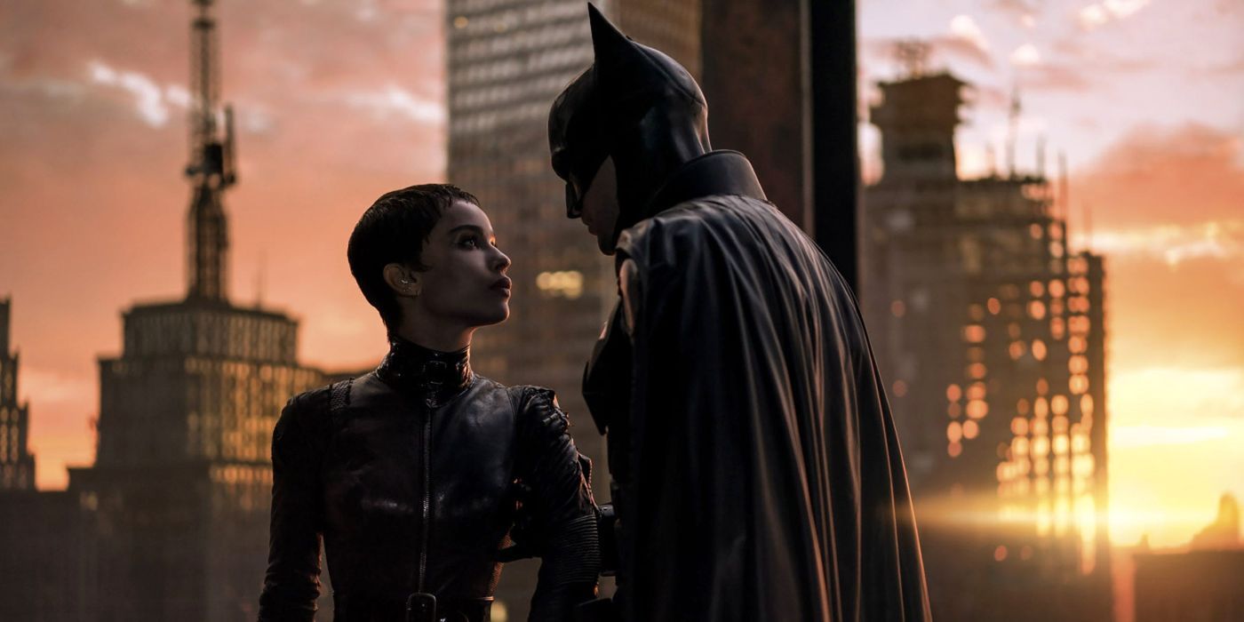 The Batman Screen Shot with Batman and Catwoman