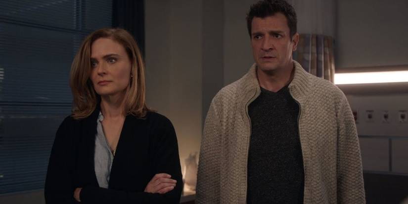 Sarah and John at the hospital in The Rookie