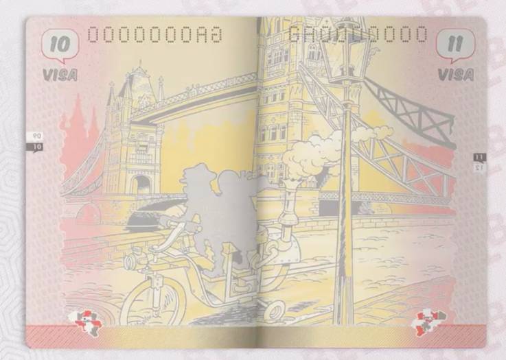 New Belgian passport page