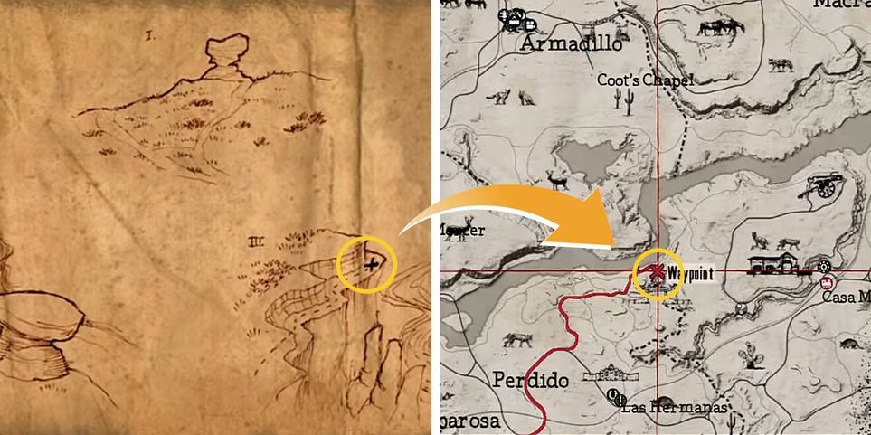 Red Dead Redemption Treasure Map Guide Screen Rant Red Dead Redemption Treasure Map Guide Screen Rant