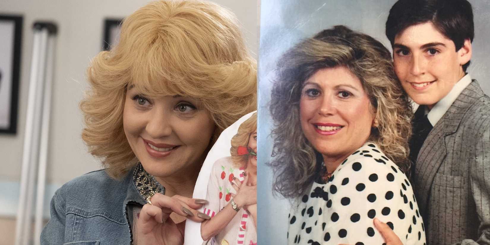 Wendi McLendon-Covey compared to the real-life Beverly Goldberg