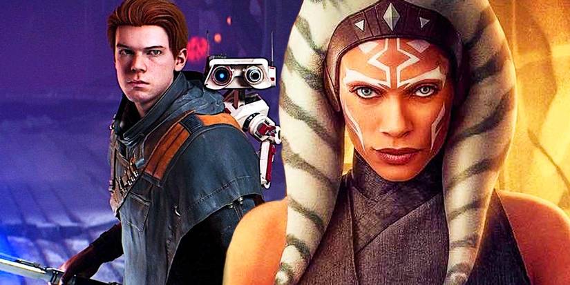 Cal Kestis and Ahsoka Tano in Star Wars.