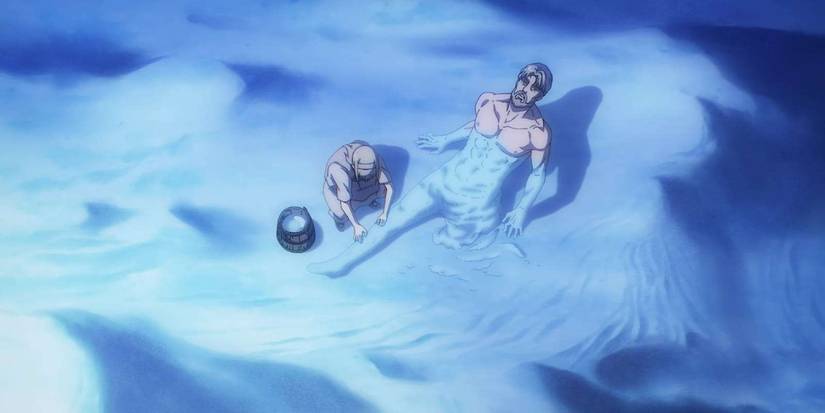 Zeke and Ymir in Attack on Titan
