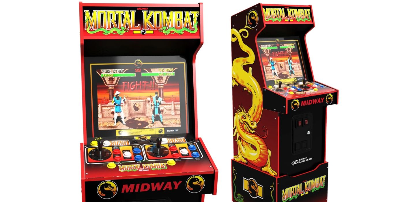 ゴマゾウ　ナマケロ　エムリット　ar Arcade1Up Mortal Kombat II Deluxe Arcade Machine in Black